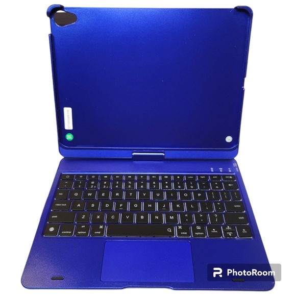 Typecase Touch Wireless Keyboard Case For IPad 11.6 in Screensize Blue - Picture 2 of 8